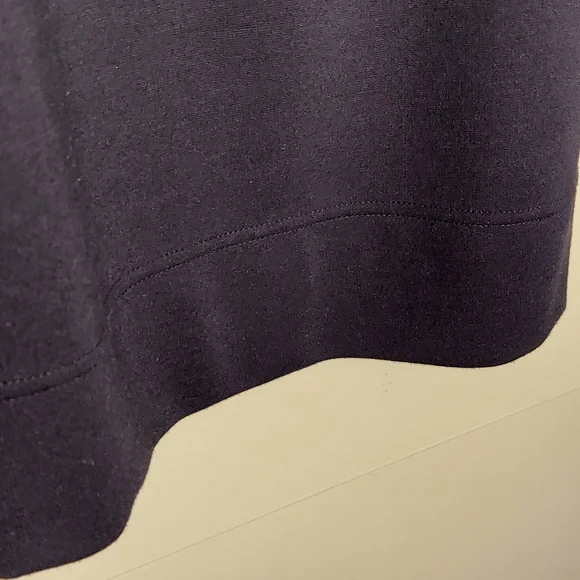 Banana Republic Halter/Tank Skater Styled Dress in Black Stretch Fabric size 8 - Picture 9 of 12